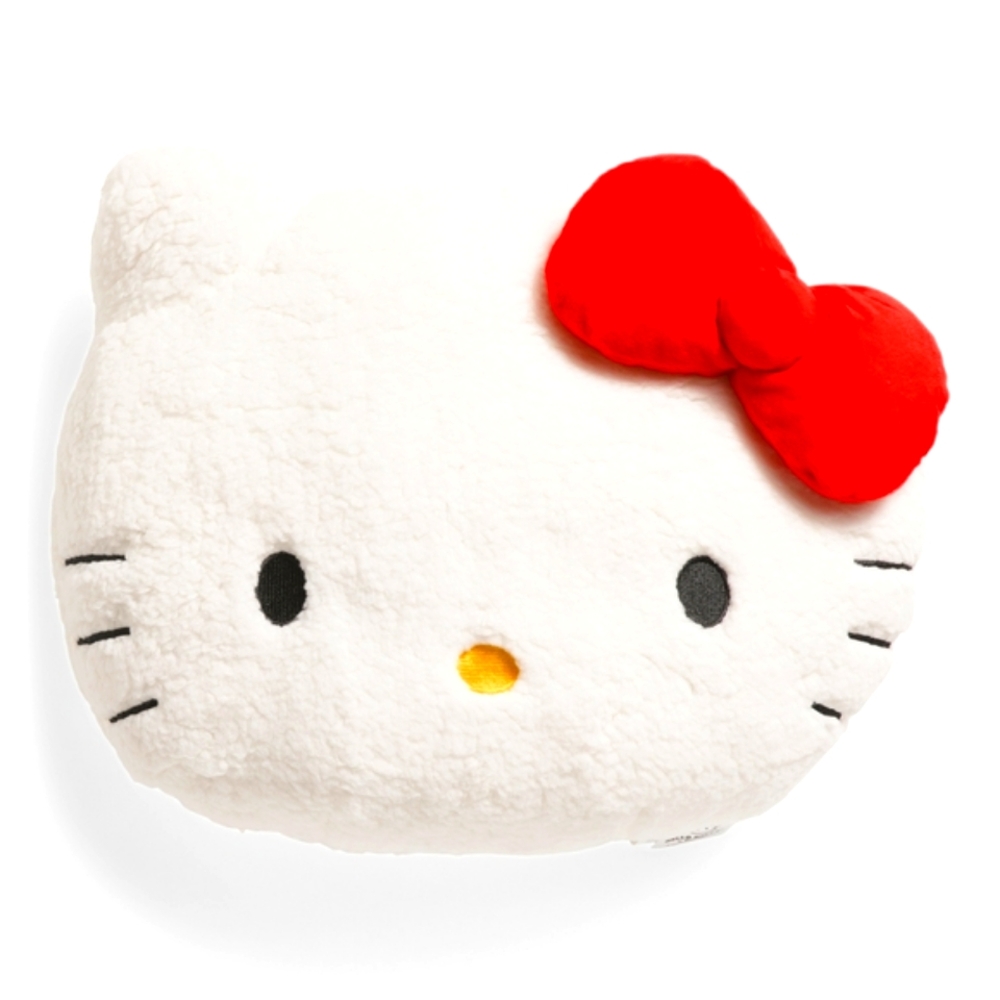 Hello Kitty White and Red Stuffed Animal Plush Pillow